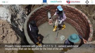 Biogas Training Video for Small and Medium Enterprises  Chinese Type Biogas Unit [upl. by Llehcram]