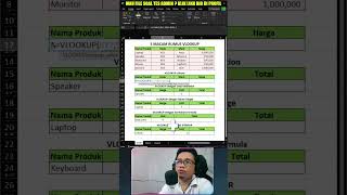 Jangan Copas Ya Pakai Rumus VLOOKUP Ngerjainnya vlookup tutorialexcel excel belajarexcel [upl. by Anile]