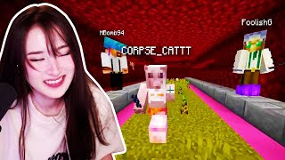 TinaKitten on the Dream SMP  Day 03 ft CORPSE HBomb94 FoolishG amp Quackity [upl. by Aikkan]