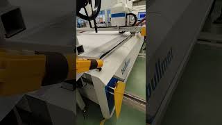 Bullmer Auto Cutter D5002S Testing cut the material [upl. by Elmore283]