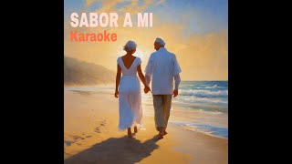 Sabor a Mi  Karaoke [upl. by Onivla]