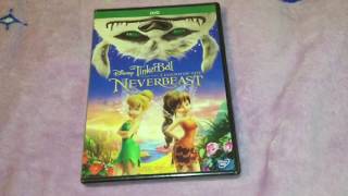 Tinker Bell And The Legend Of The Neverbeast DVD Unboxing [upl. by Idnahc]