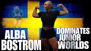 Alba Bostrom dominates the Junior World Championships Eyes Meg amp Lya [upl. by Horn275]