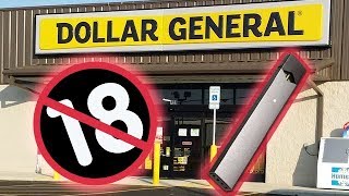 buying a juul UNDERAGE at Dollar General [upl. by Nimad896]