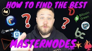 HOW TO FIND THE BEST MASTERNODES IN 2019 [upl. by Fons]