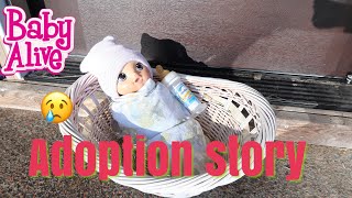 BABY ALIVE Nikkis Adoption Story baby alive videos [upl. by Brout]