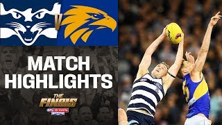 Qualifying Final 2  Geelong v Richmond Highlights [upl. by Ecinnaj917]