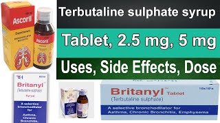 Ascoril Cough Syrup Britanyl syrup  Terbutaline  Bromhexine used side effect dose Pharmacology [upl. by Earla]