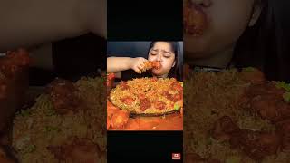 ASMR biryani amp lolipop🔥 shortvideo shortfeed youtubeshorts youtube mukbang eating food [upl. by Idid]