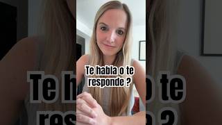 Te habla o solo te responde [upl. by Ielarol]