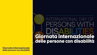 Giornata internazionale delle persone con disabilità 3 dicembre  Calendario civile [upl. by Heyward931]