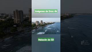 Malecón de Santo Domingo en 4k drone 4k santodomingo [upl. by Lyckman821]