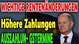 Ab Oktober 2024 Höhere Rentenzahlungen und angepasste Auszahlungstermine für Rentner [upl. by Doxia]