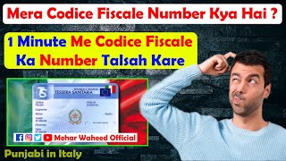 Codice Fiscale Online  Come Si Trova Numero Codice Fiscale  Apna Codice Fiscale Number Talash Kro [upl. by Anrol]