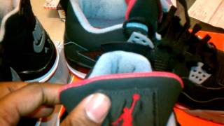 Fake vs Authentic Jordan IVs Bred [upl. by Spring]