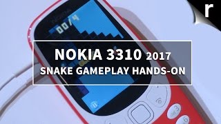 Nokia 3310 2017 Snake handson gameplay [upl. by Silsbye]