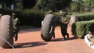 Zambian commandos training 1 [upl. by Ardnwahs]