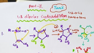 13 dipolar cyclo addition reaction in Tamil part II CSIR NET GATE SET TRB [upl. by Aidnyl321]