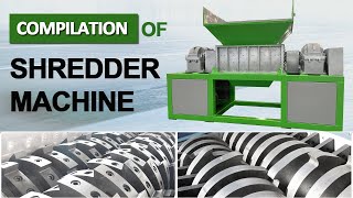 Shredder Machine Compilation  Industrial Metal amp Plastic Crusher Machine [upl. by Hgielek889]