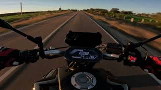 Yamaha MT07 A2 stock  Gopro hero 11 4k 60fps pov [upl. by Kacie]