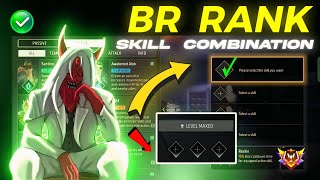 BR rank best character combination 2024  Best character combination in Free Fire  Best combination [upl. by Keelby236]