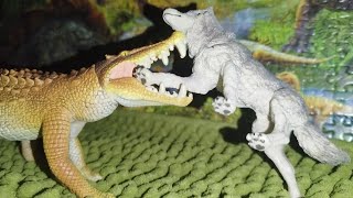 Kaprosuchus VS Grey Wolf [upl. by Leiruh628]