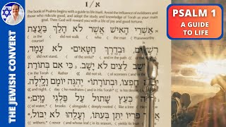 Psalm 1  GUIDE to LIFE  Hebrew Reading amp English Translation  BIBLE STUDY [upl. by Scoles]