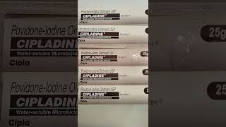 povidone iodine ointmentbetadinecipladine ointment benefits fayada [upl. by Jerusalem]