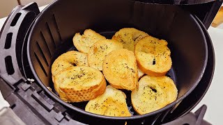 TORRADA NA AIRFRYER EM 5 MINUTOS 😋UMA DELÍCIA [upl. by Horwath]