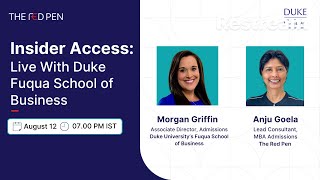 Insider Access Live with The Duke Fuqua School of Business [upl. by Ahar]