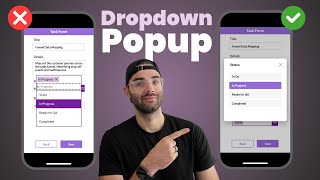 Modern Dropdown Popup in Power Apps [upl. by Anelim262]