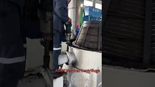 Vertical Centrifuge in coal washing plantTSX ScreenAURY China [upl. by Anailil]