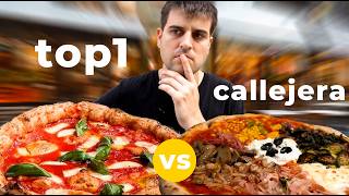 La MEJOR pizzería de NÁPOLES VS la MÁS CALLEJERA [upl. by Enneite]