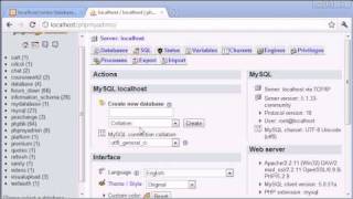 Beginner PHP Tutorial  110  phpMyAdmin Part 1 [upl. by Burley]