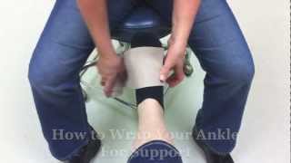 How to Wrap Your Ankle Ace Wrap Your Ankle [upl. by Lief]