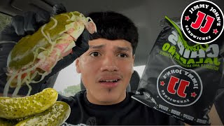 I Tried The Viral Pickle Sandwich Jimmy John’s  Review [upl. by Fremont]