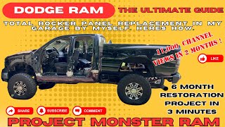 BEST DODGE RAM ROCKER REPLACMENT VIDEO [upl. by Welford445]