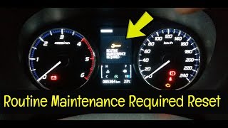 Mitsubishi Outlander Service Warning Reset 2016  Present  How To DIY [upl. by Nidorf]