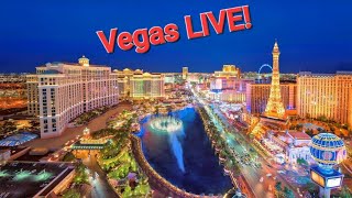 Las Vegas LIVE NOW The Strip walk hot night [upl. by Lareine]