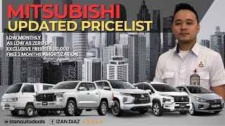 2024 amp 2025 Mitsubishi Pricelist  Mababang Downpayment  Ang Daming Freebies [upl. by Briana]