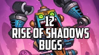 12 Rise Of Shadows Bugs Hearthstone Weird Interactions [upl. by Kneeland]