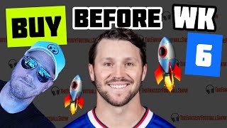 BUY Josh Allen NOW before Week 6 [upl. by Nifares]