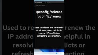 ipconfig windows networking [upl. by Gudrun]