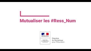 Mutualiser les RessNum  Académie NancyMetz [upl. by Eatnohs]