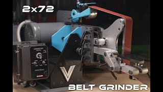 INSANE 2x72 Belt Grinder DIY the belt grinder video you dont want to watch [upl. by Hooke]