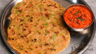 Instant Wheat Flour Dosa amp Chutney Wheat Dosa Breakfast Recipe [upl. by Burnside]