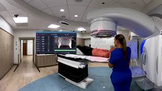 SBRT Workflow on an Elekta Linac  360degree video [upl. by Nevaj18]