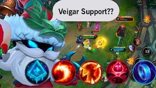 Veigar stand in Support Role  Veigar Gameplay S13 [upl. by Aldos604]