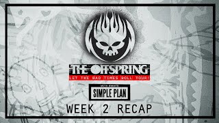 The Offspring 2022 LET THE BAD TIMES ROLL TOUR CANADA Week 2 Recap [upl. by Fairman]