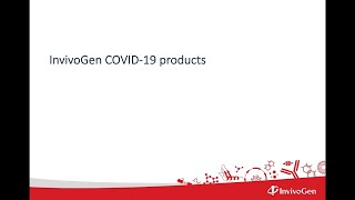 【製品紹介】 InvivoGen社 新型コロナウイルス感染症（COVID19）研究用試薬｜ナカライテスク [upl. by Esteban]